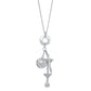 "Fox" necklace with 5 charms