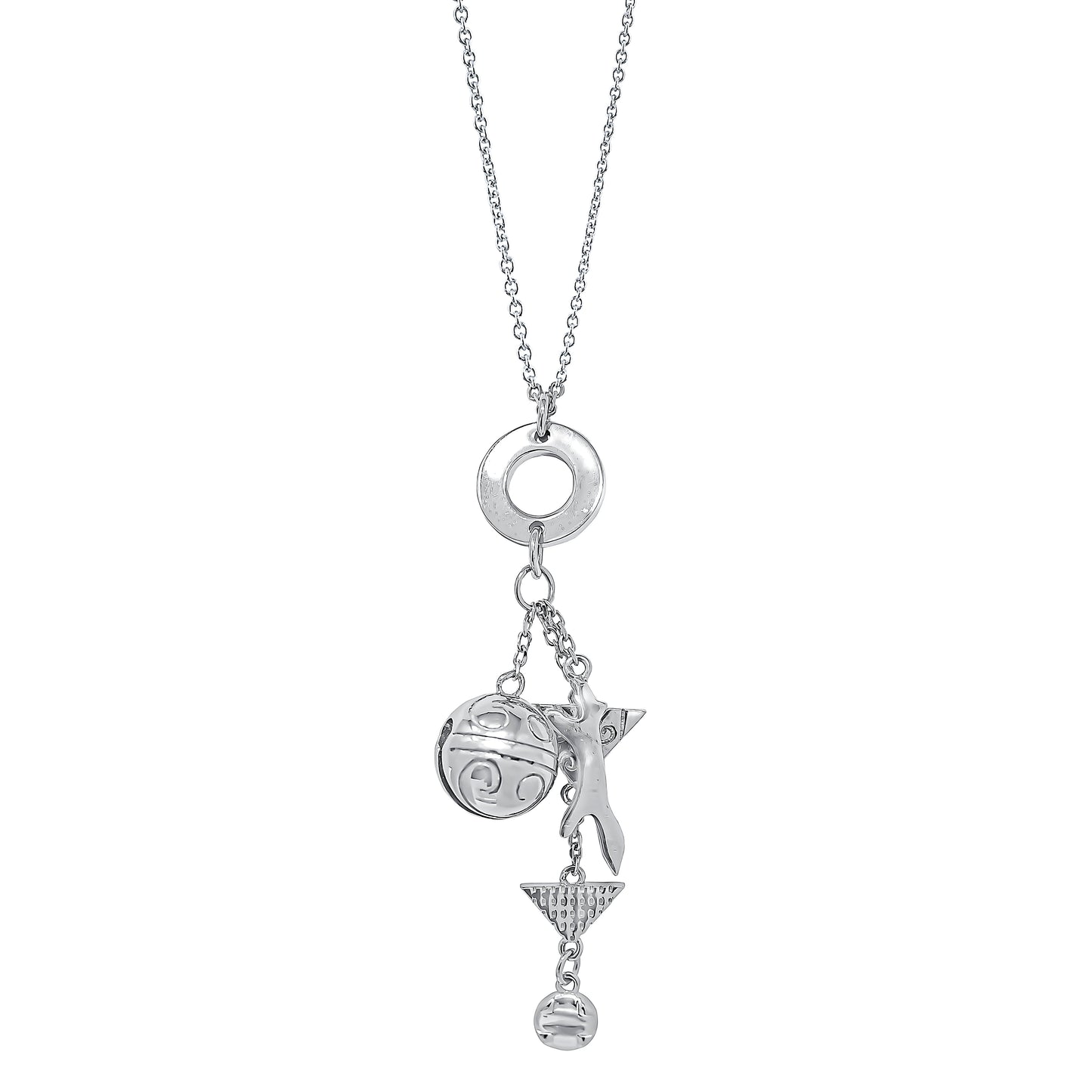 "Fox" necklace with 5 charms