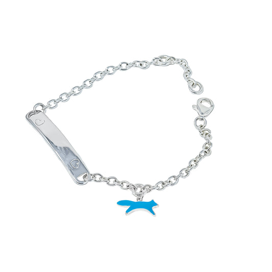 "Fox" kids silver bracelet